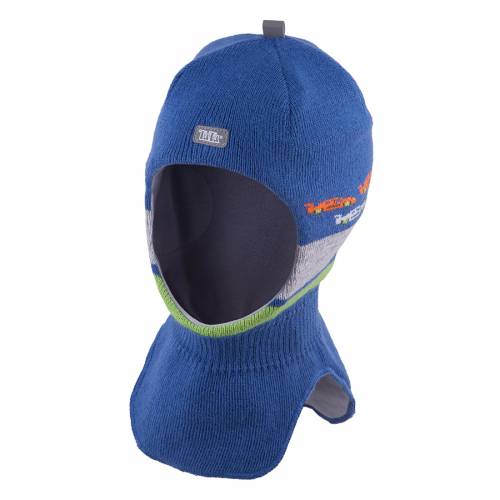 Шлем демисезонный для мальчика TuTu 3-004281 blue