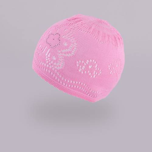Хлопковая шапочка для девочки TuTu 3-002511 pink