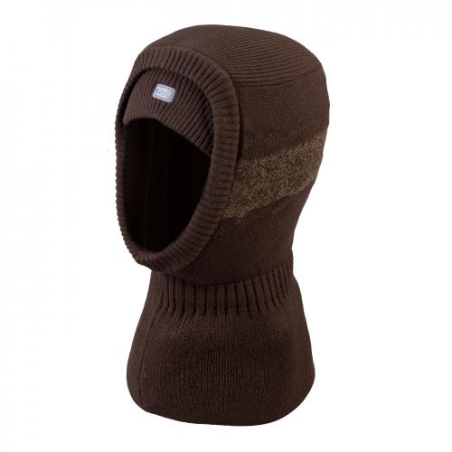 Шапка - шлем зимняя для мальчика TuTu 3-005237 коричневый