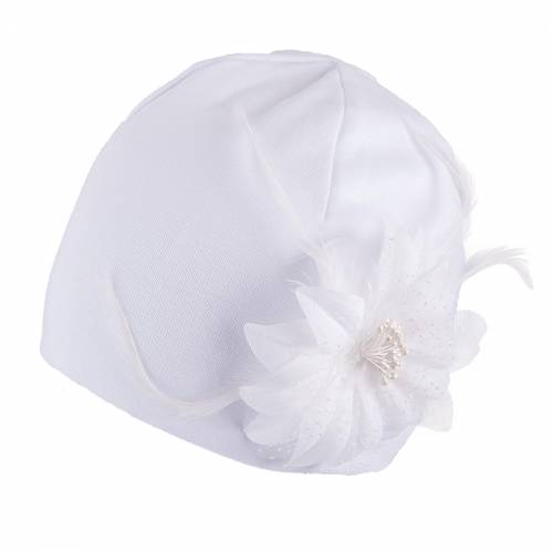 Трикотажная шапка для девочки TuTu 3-002597 white-white