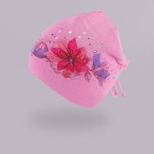 Шапка для девочки TuTu 3-002499 pink 