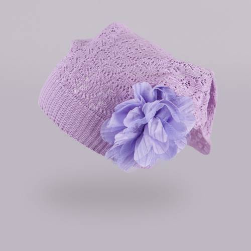 Вязаная косынка для девочки TuTu 3-002554 violet