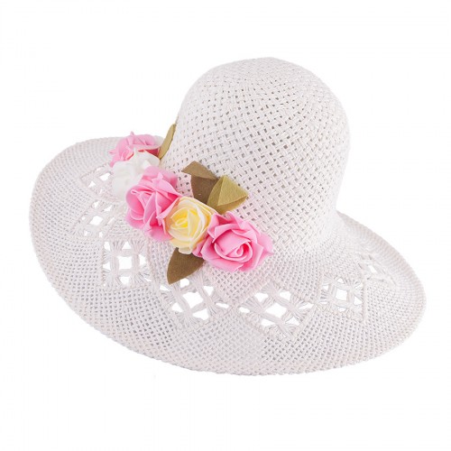 Шляпа для девочки TuTu 3-002560 white