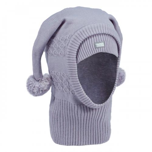 Шлем зимний для девочки TuTu 3-004815 light grey