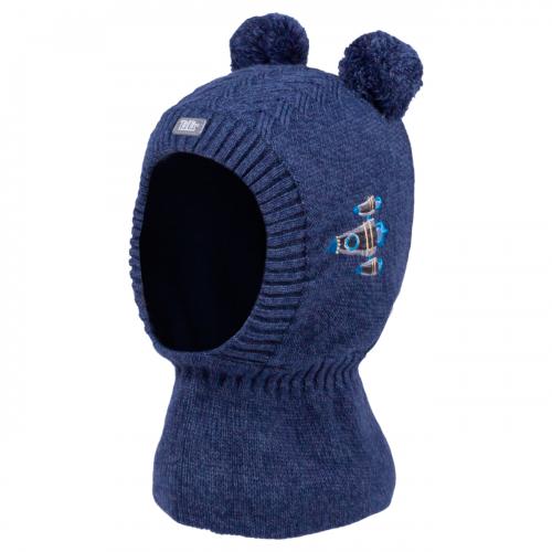 Шлем зимний для мальчика TuTu 3-004798 blue