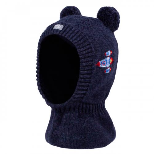 Шлем зимний для мальчика TuTu 3-004798 navy