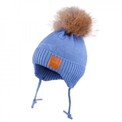 Зимняя шапка для мальчика TuTu 3-005170 blue