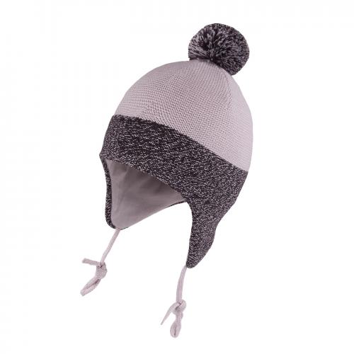Зимняя шапочка для мальчика TuTu 3-005176 sand