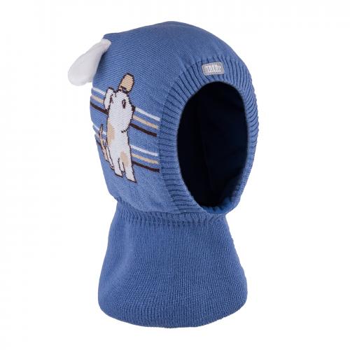 Шлем зимний для мальчика TuTu 3-005230 blue