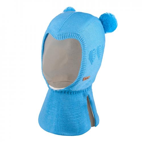 Шлем для девочки c мериносовой шерсти TuTu 3-005166 turquoise