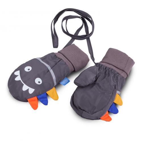Теплі рукавички для хлопчика TuTu 3-005097 grey