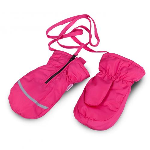 Теплі рукавички для дівчинки TuTu 3-005104 strong pink