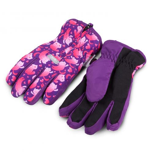 Зимові перчатки для дівчинки TuTu 3-005113 violet